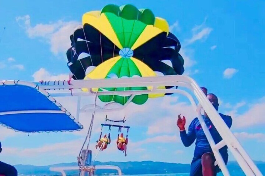 Parasailing, Sea Tubing & Jet Ski from Montego Bay- Private tour