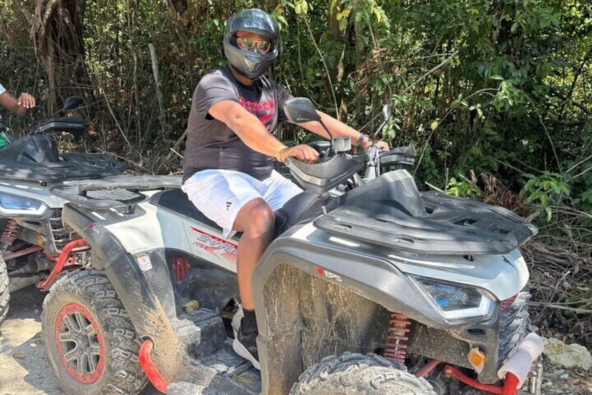 ATV and Bamboo Rafting Combo with Admission Included