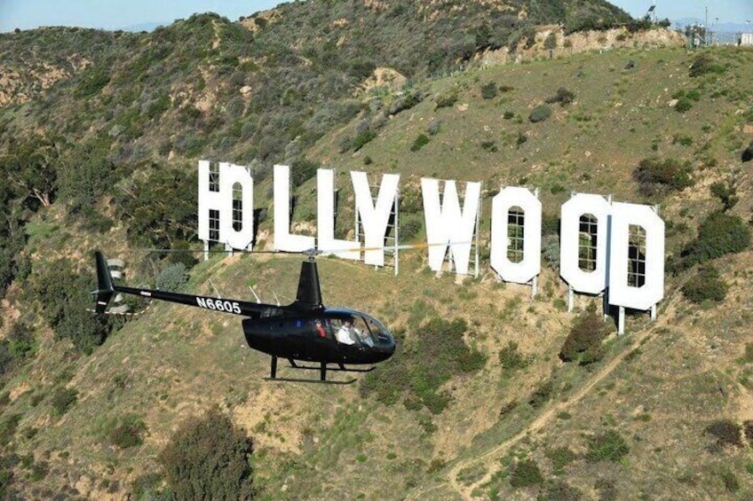 Hollywood heli tour