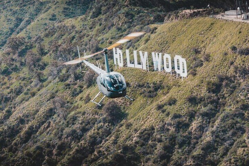 Hollywood heli tour