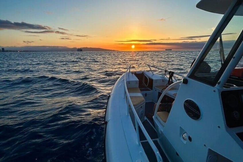 Private sunset cruise near Waikiki