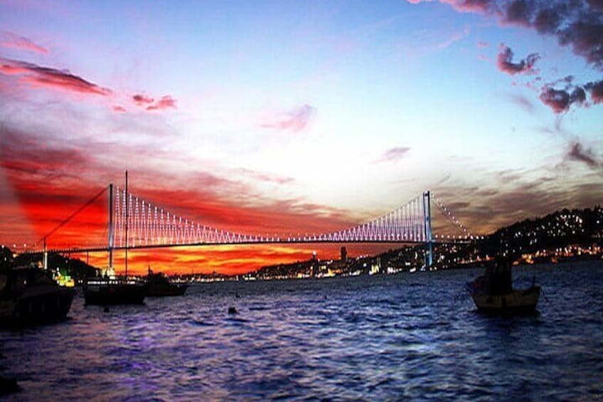 4-Hour Bosphorus Morning & Sunset Guided Cruise 