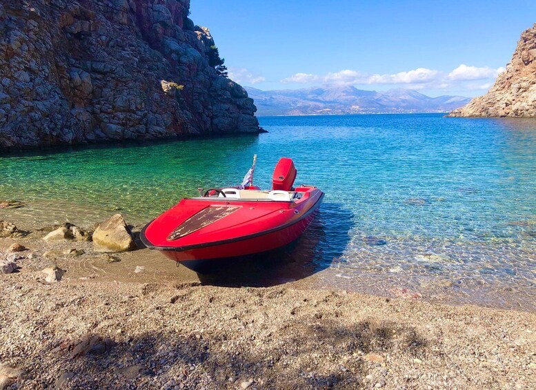 Picture 6 for Activity Agios Nikolaos: Mirabello Bay Speedboat Tour with Snorkeling