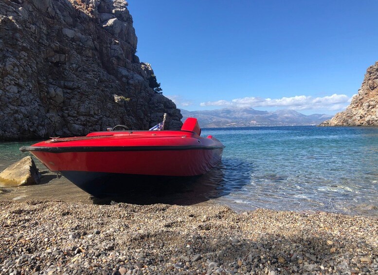 Agios Nikolaos: Mirabello Bay Speedboat Tour with Snorkeling