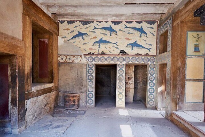 Knossos Palace, Olive Mill-Winery Visit with Tastings and Lunch 