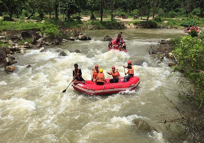 Krabi: White Water Rafting, Waterfall and Monkey Temple