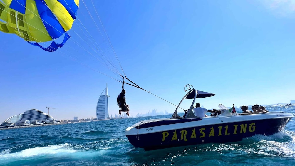 Picture 16 for Activity Dubai: Parasailing Experience with Burj Al Arab View