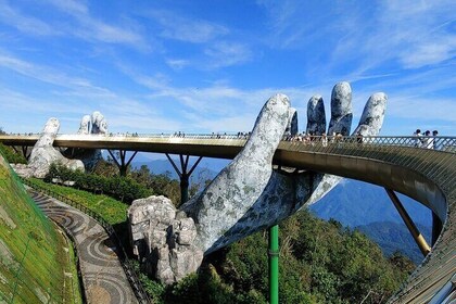 Golden Hands Bridge Sunset Tour from Hoian