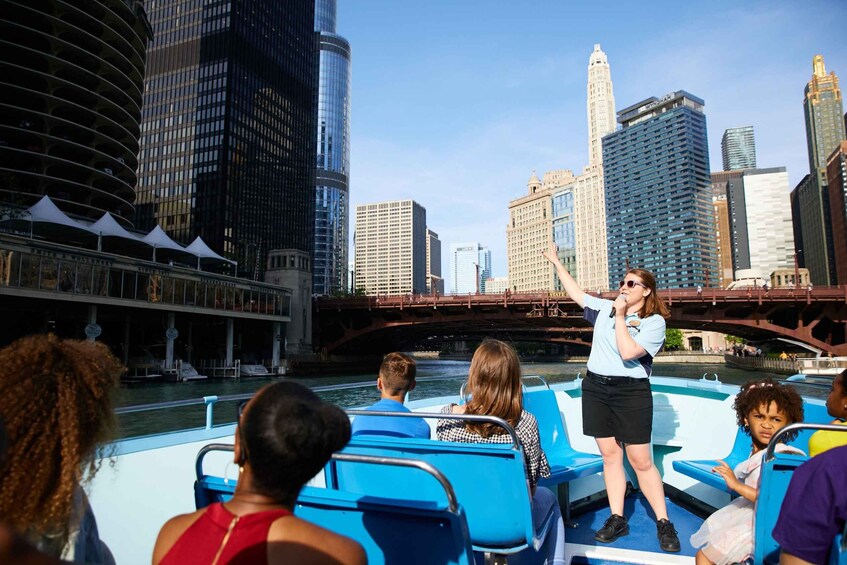 Picture 3 for Activity Chicago: Family Fun Urban Adventure River and Lake Cruise