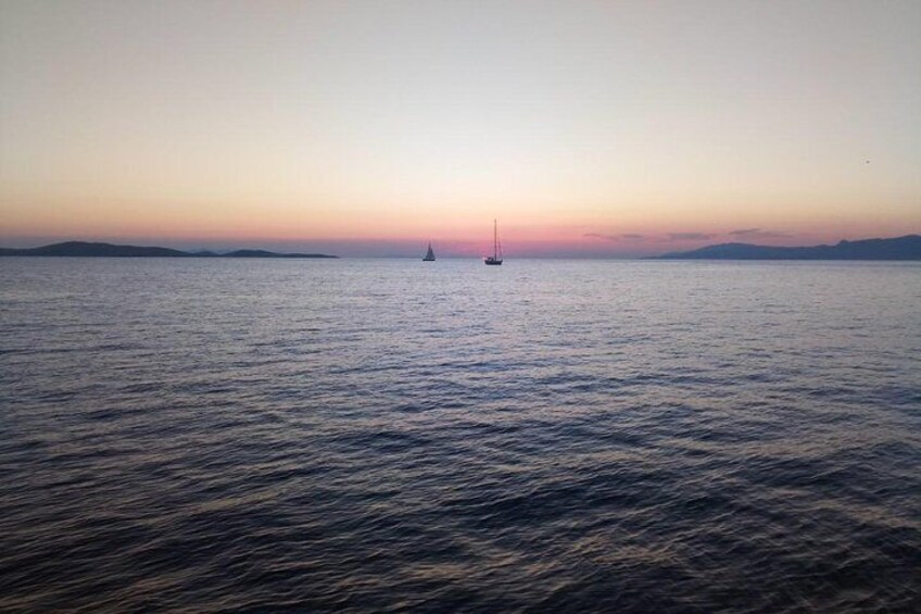 Mykonos South Coast Sunset Safari sailing tour (small group up to 10 guests)