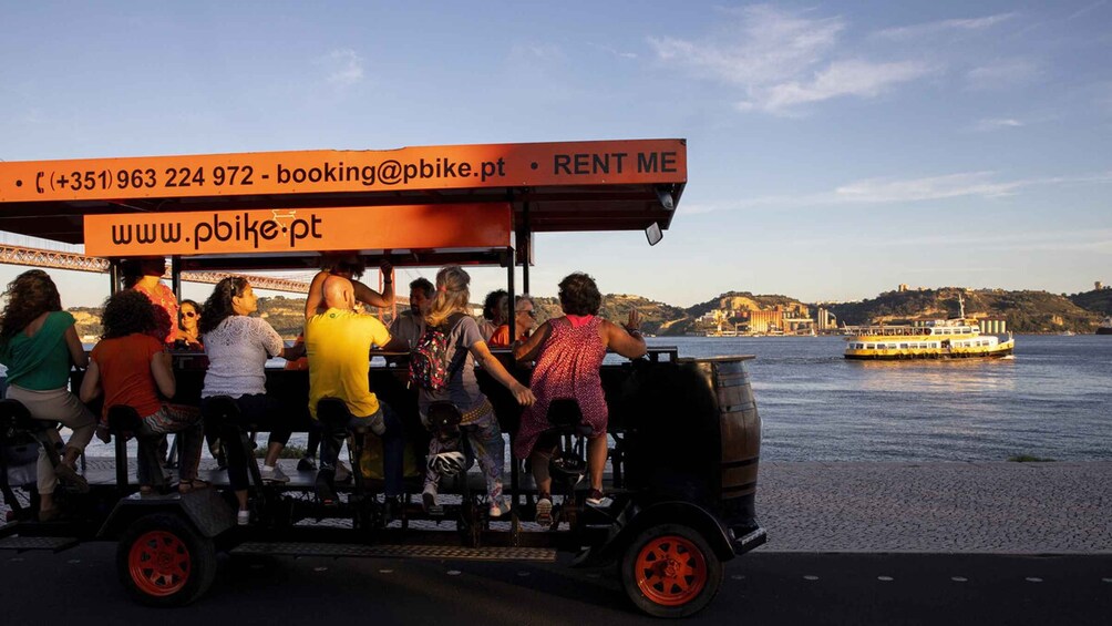 Picture 9 for Activity Fun beer bike by the seafront in Lisbon