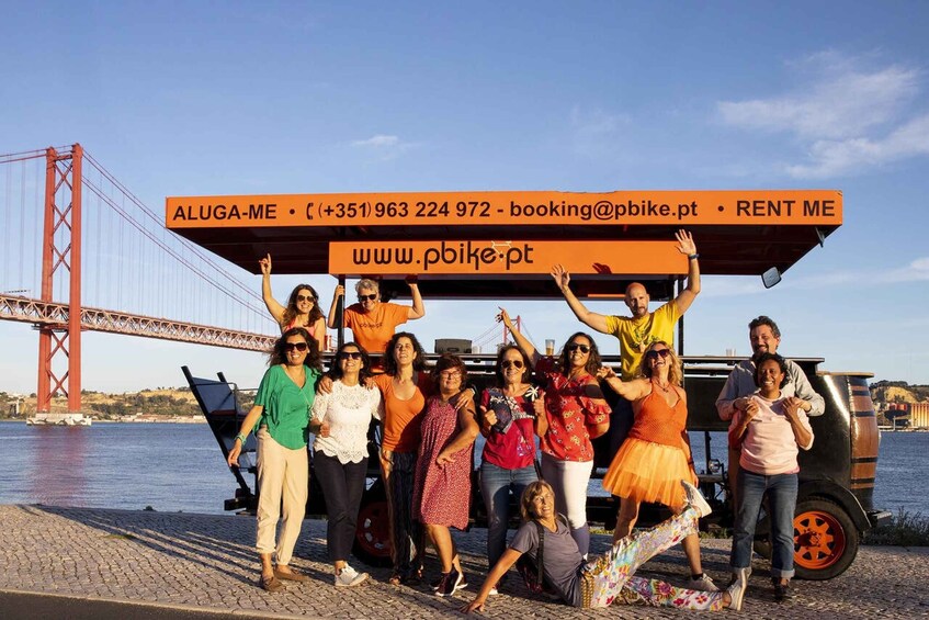 Picture 8 for Activity Fun beer bike by the seafront in Lisbon