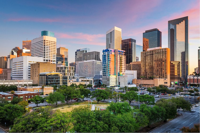 Austin and Houston Self-Guided Driving Audio Tour Bundle