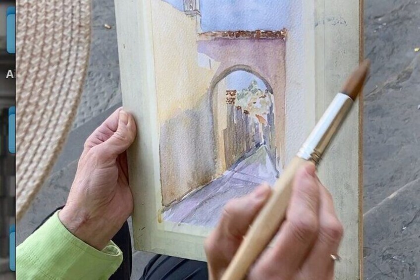 Drawing and Watercolor Workshop in the Heart of Florence