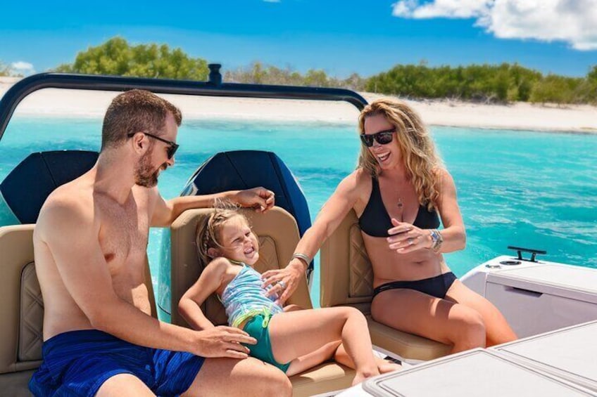 Half Day Private Luxury Axopar Charter in Turks & Caicos