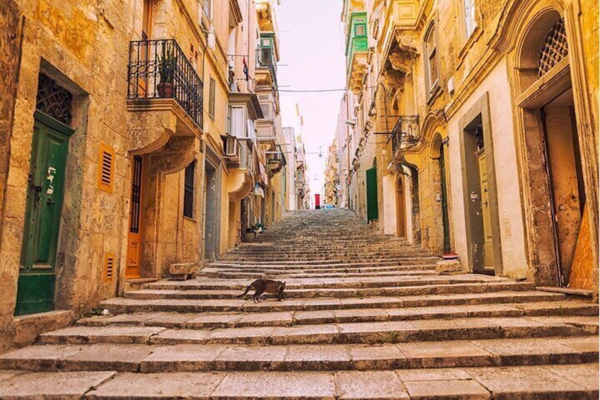 3-Hour Private Walking Guided Tour in Valletta