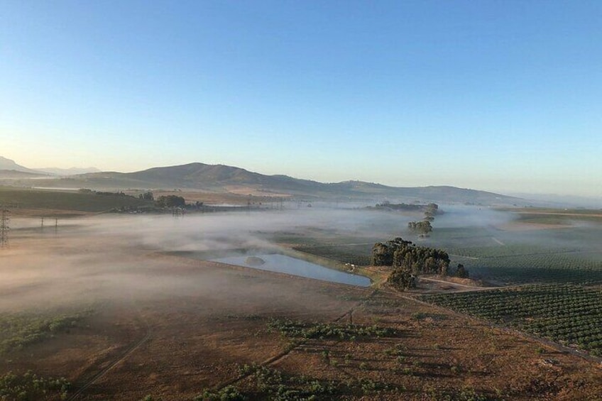  Private Hot Air Balloon Tour in Stellenbosch