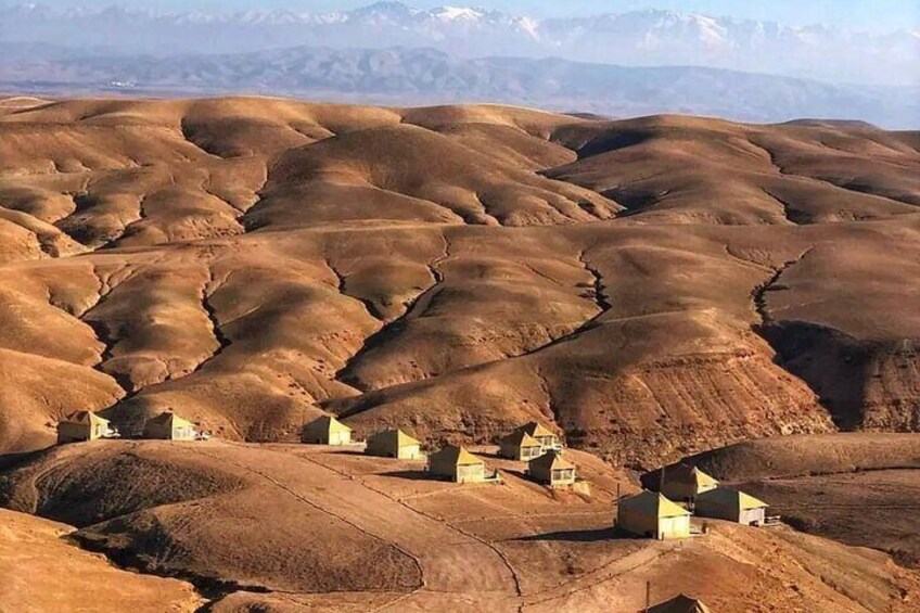 Agafay Desert Camel Ride at Sunset and Dinner