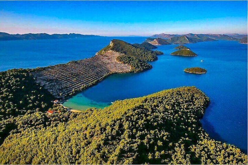 Private south Mljet & west Elafiti islands tour