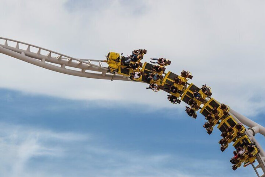 Adrenal rush at Ferrari World Abu Dhabi on Yas Island