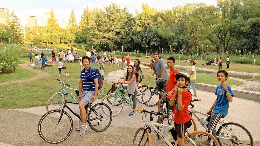 Show item 3 of 5. Group Cycling Tour of Osaka