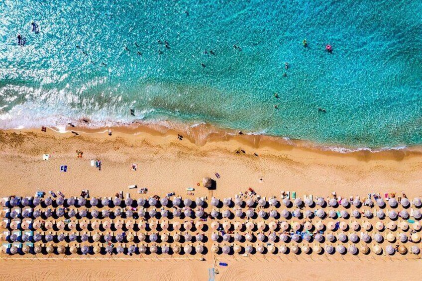 Falassarna Beach aerial