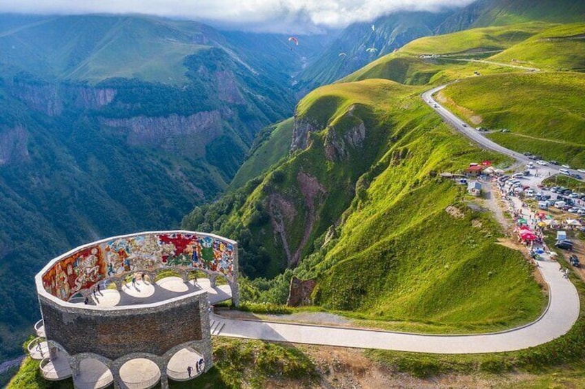 Friendship monument,Gudauri