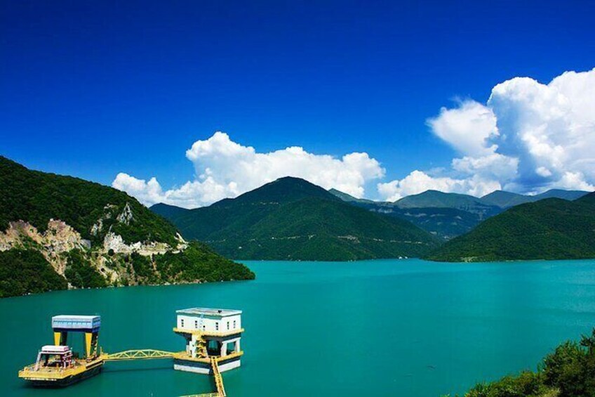 jinvali water reservoir.