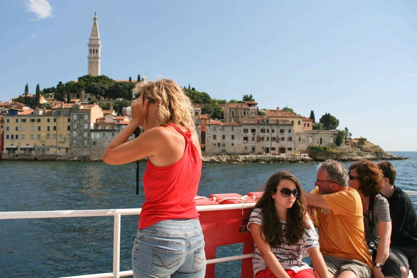 Picture 2 for Activity Rovinj Islands Boat Tour with Swimming