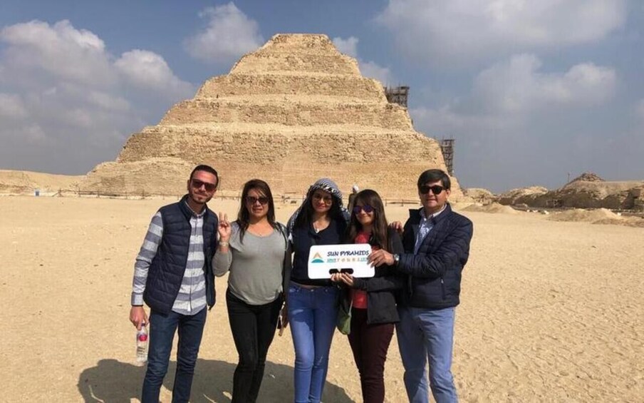 From Alexandria Port: Giza Pyramids & Sakkara Private Tour