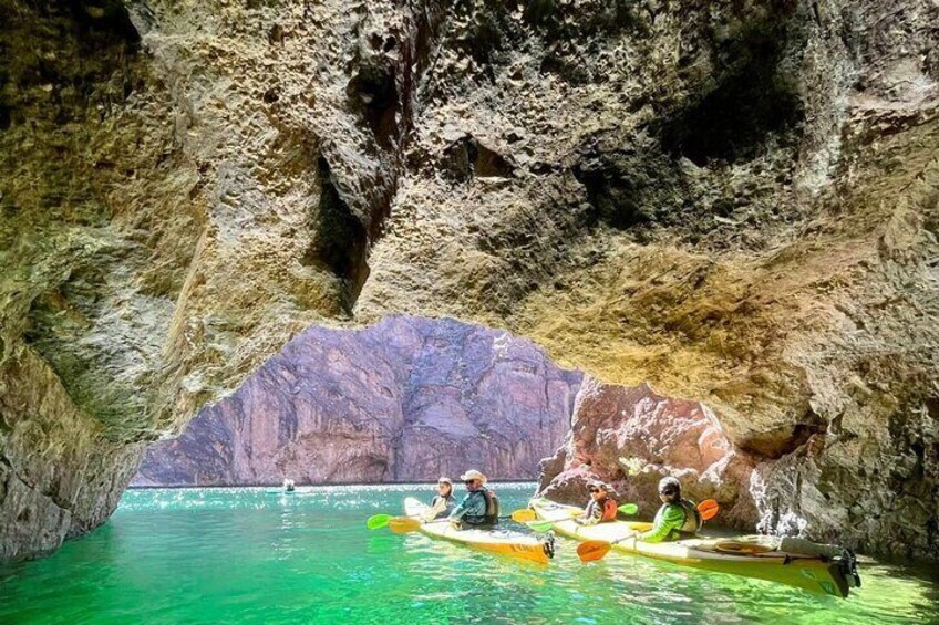 Private Emerald Cave Kayak Tour in Las Vegas