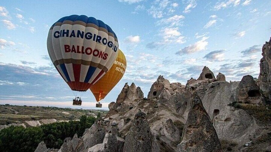 Cappadocia Hot Air Balloon Ride Over Cat Valley Fairy Chimneys