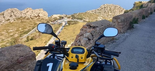 Da Port d'Alcudia: Tour panoramico in quad con punti di osservazione