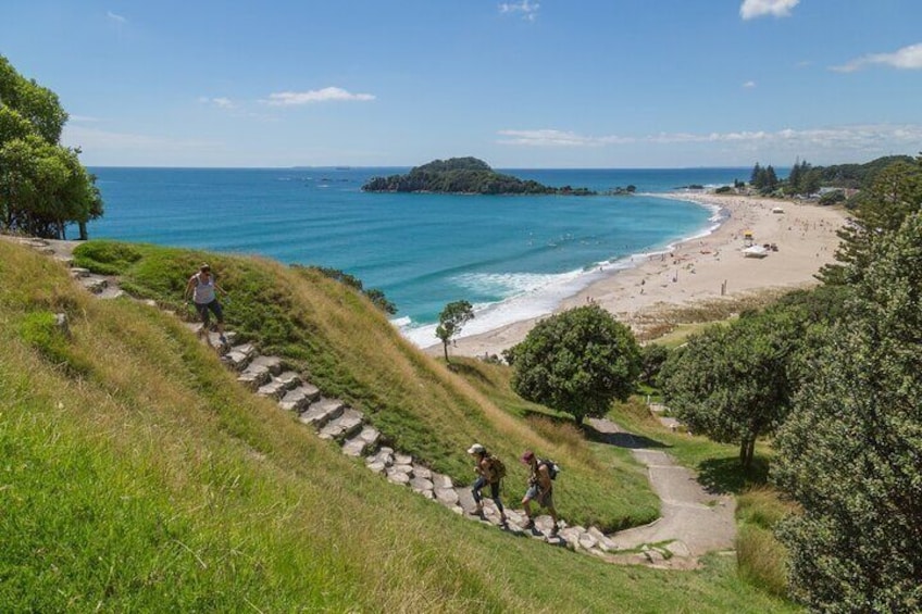 View from Mauao, located in Mount Maunganui