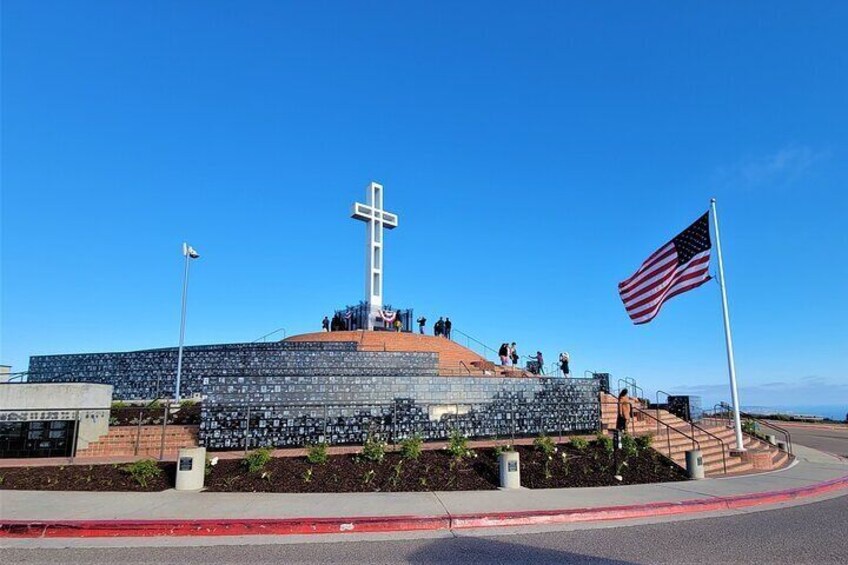 Amazing views from Mount Soledad Cross.