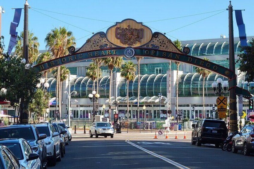 Drive by the historic Gaslamp District.