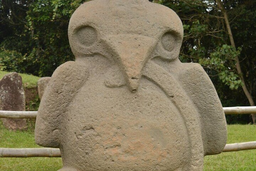 The archaeological park with a guide