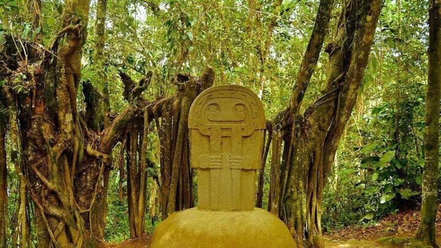 The archaeological park with a guide