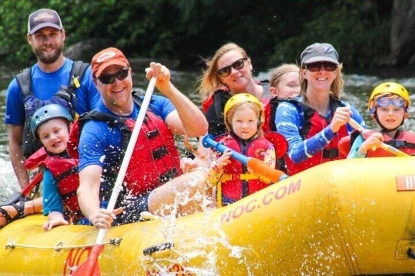 Lower Pigeon River Whitewater Rafting above Ages 3