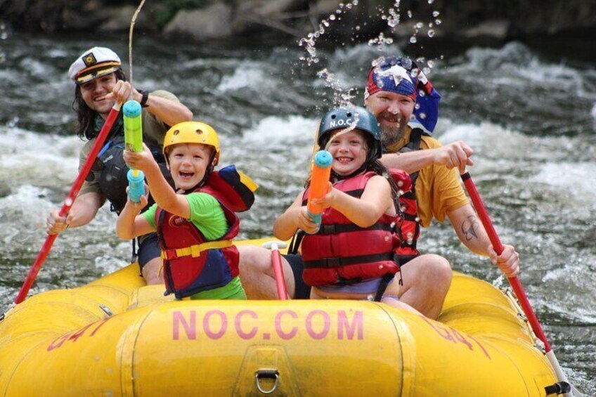 Lower Pigeon River Whitewater Rafting above Ages 3