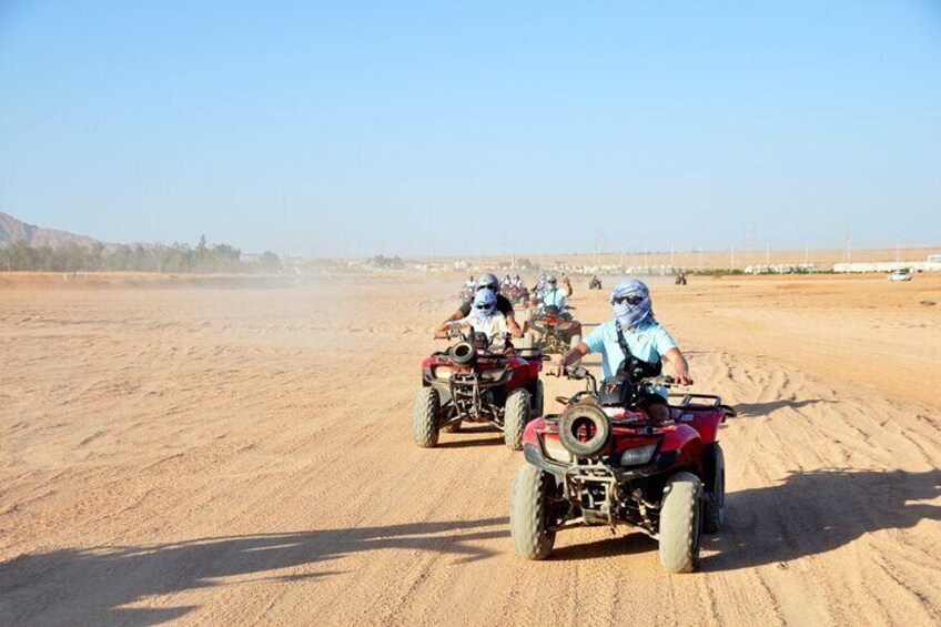 Safari Quad Bike Adventure with Camel Ride in Sharm El Sheikh