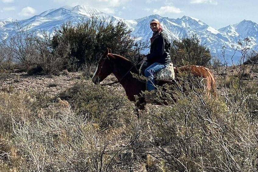 Private Experience Adventure Horseback Ride with Asado in Mendoza