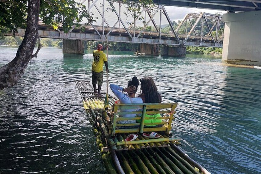 Bamboo Rafting, Frenchman Cove, Boston Jerk Centre in Portland