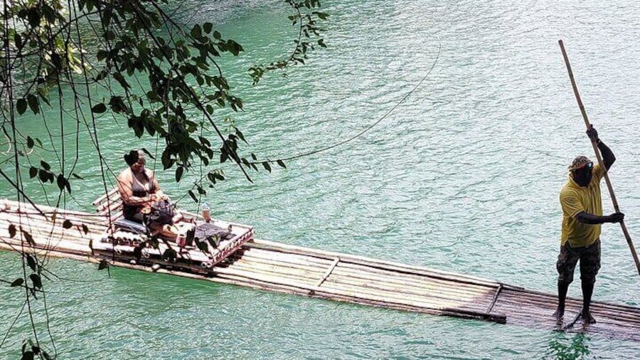 Bamboo Rafting, Frenchman Cove and Boston Bay Private Day Tour