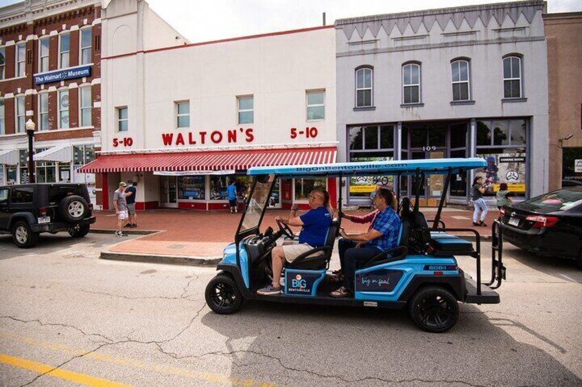 Private Golf Cart Tour of Bentonville