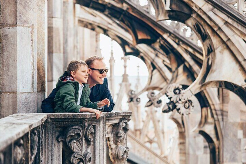 Duomo's panoramic rooftop with a unique view