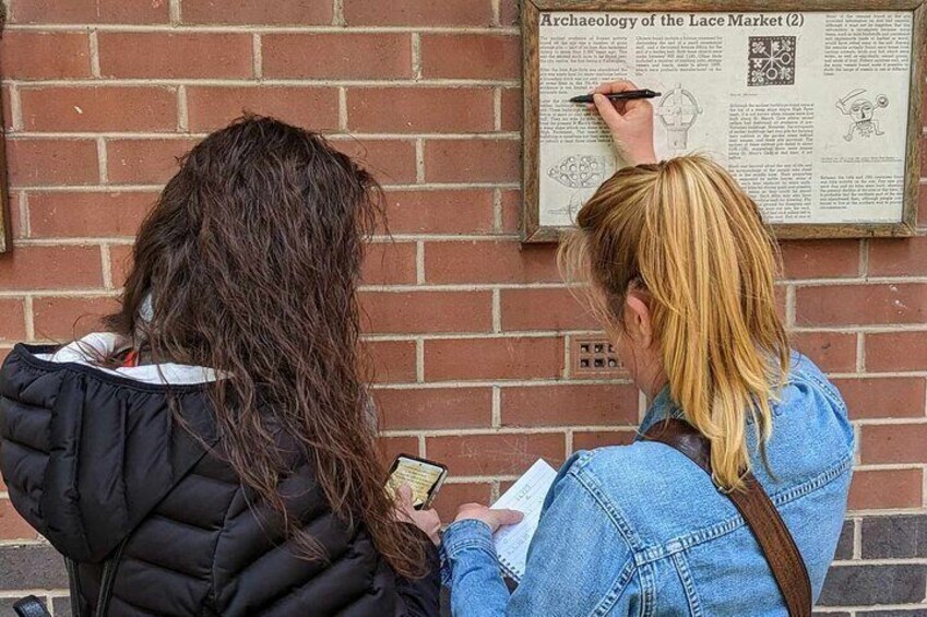 Cracking the Code: Teaming up for a thrilling treasure hunt adventure in Nottingham!