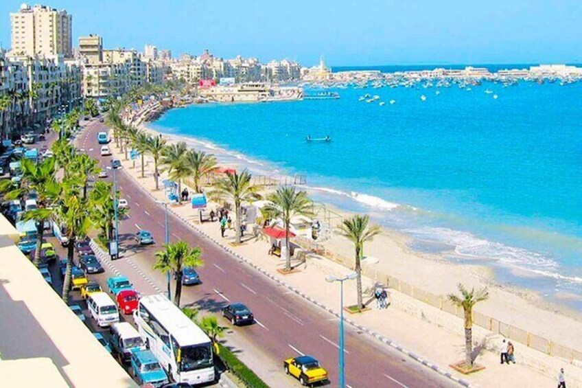 Charming city of Alexandria on the Mediteranean Sea, Alexandria, Egypt