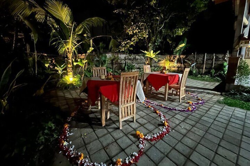 Evening Cooking Class with Romantic Dinner in Ubud