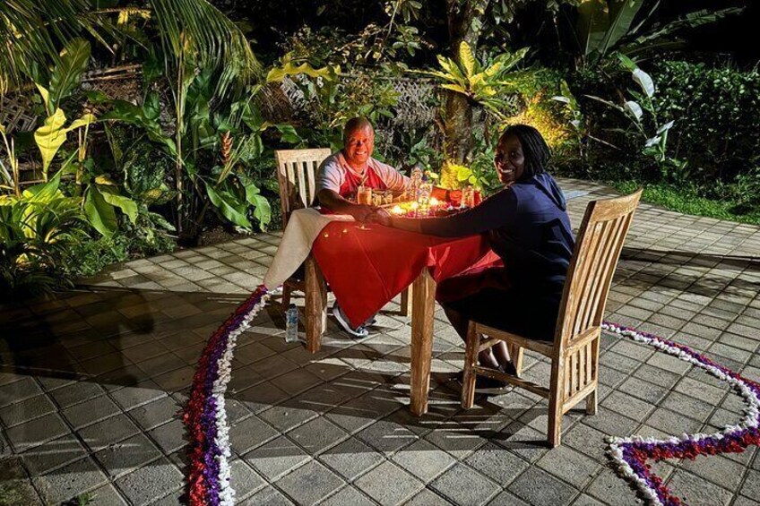 Evening Cooking Class with Romantic Dinner in Ubud